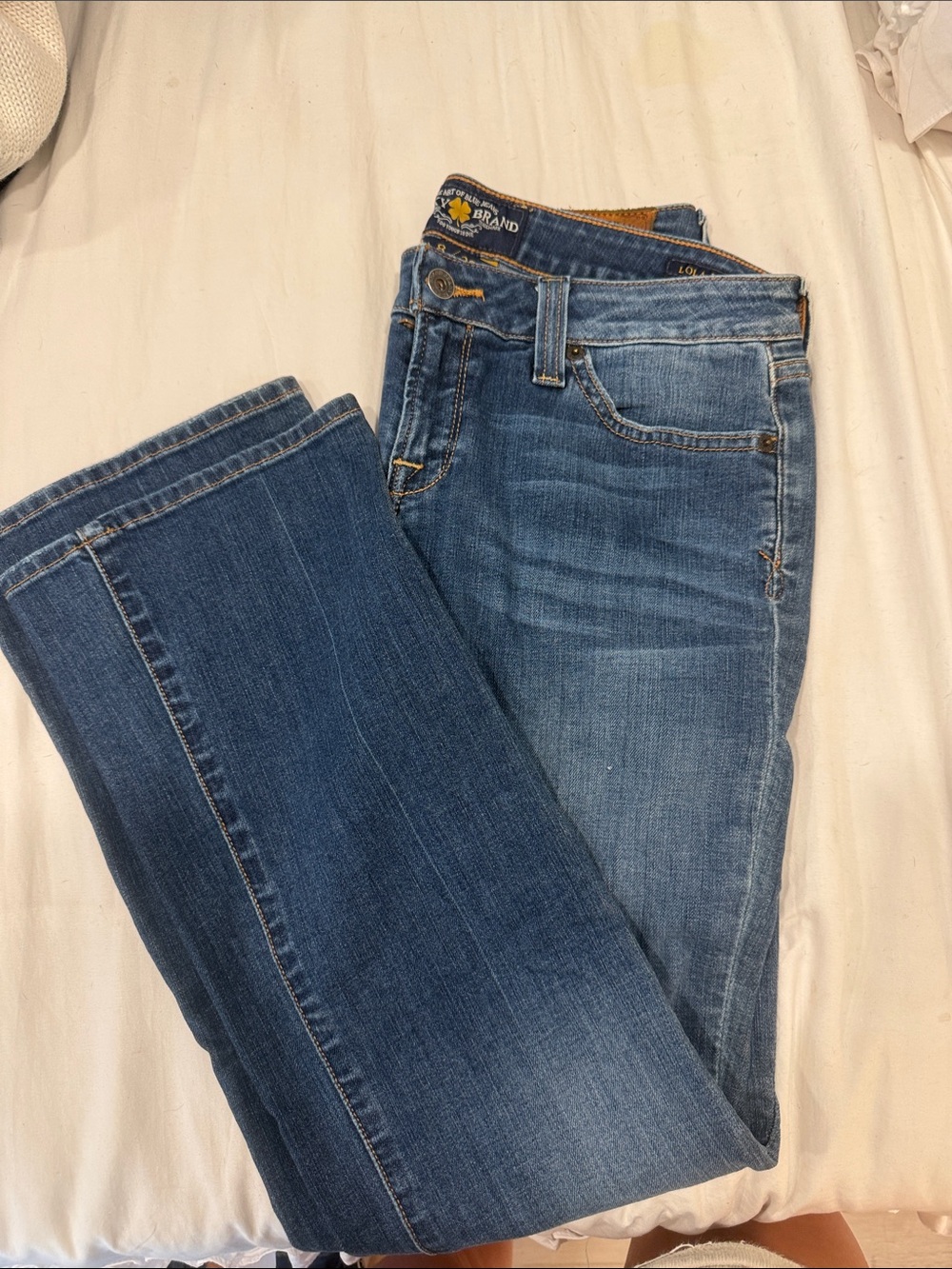 Lucky Brand Women's Bootcut Jeans in Blue Wash
